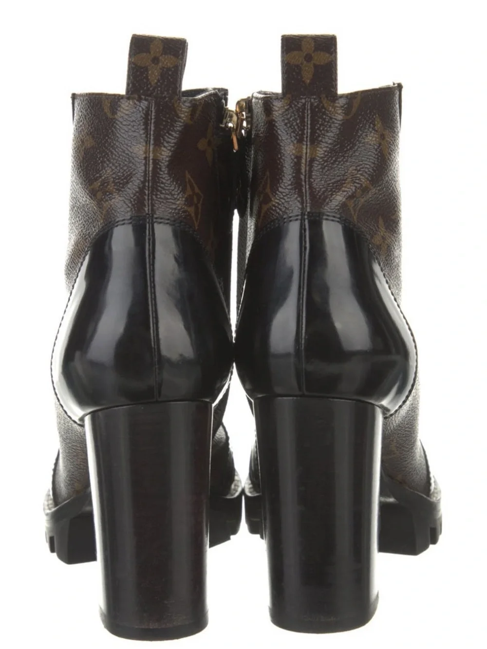 Louis Vuitton Monogram Combat Boots